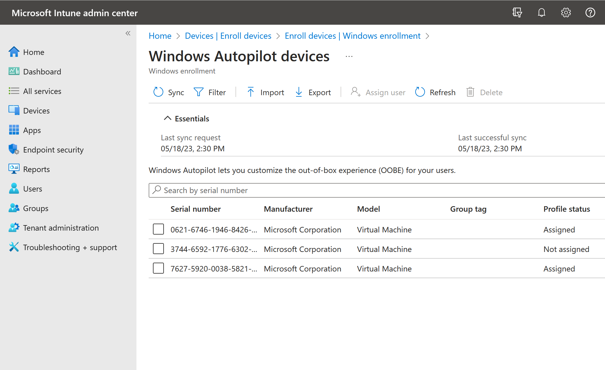 Autopilot VM Hardware Hash ohne OOBE Github page von Jörg Menne